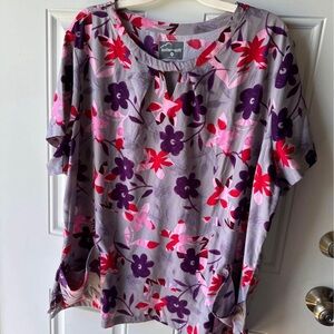 Butter Soft Scrub Top Size 3X